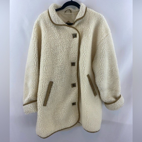 Quilted 2 in 1 Sherpa Women's Jacket & Vest - Picture 8 of 16